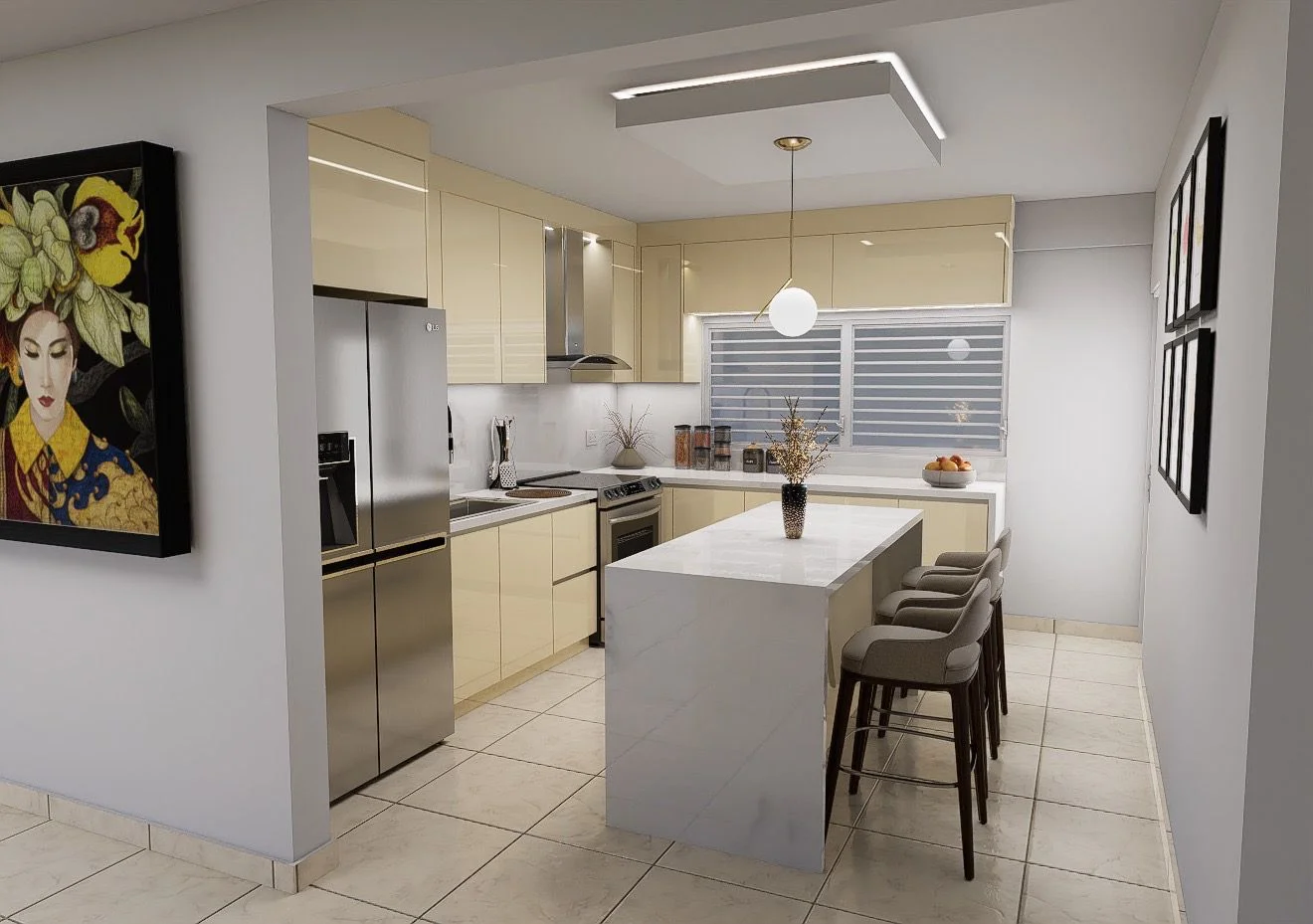 Instalación profesional de cocina PVC